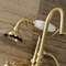 Kingston Brass AE7T7 Wall Mount Clawfoot Tub Faucet, Brushed Brass AE7T7 - alternate 4